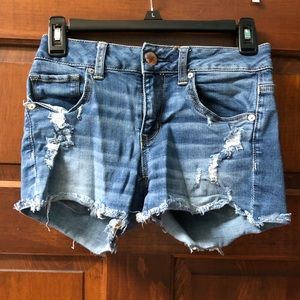AEO “Super Stretch” Denim Shorts